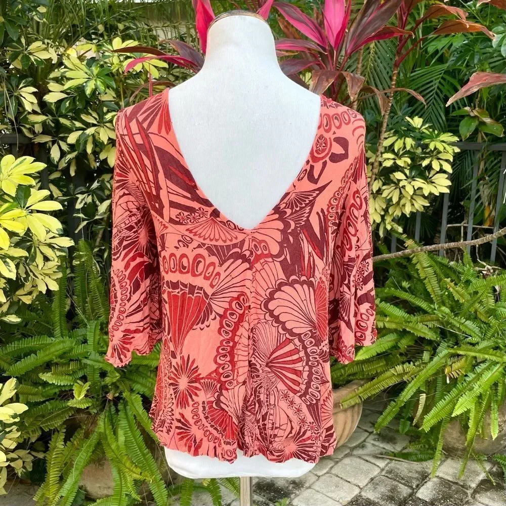 Free People Amour Cold Shoulder Top